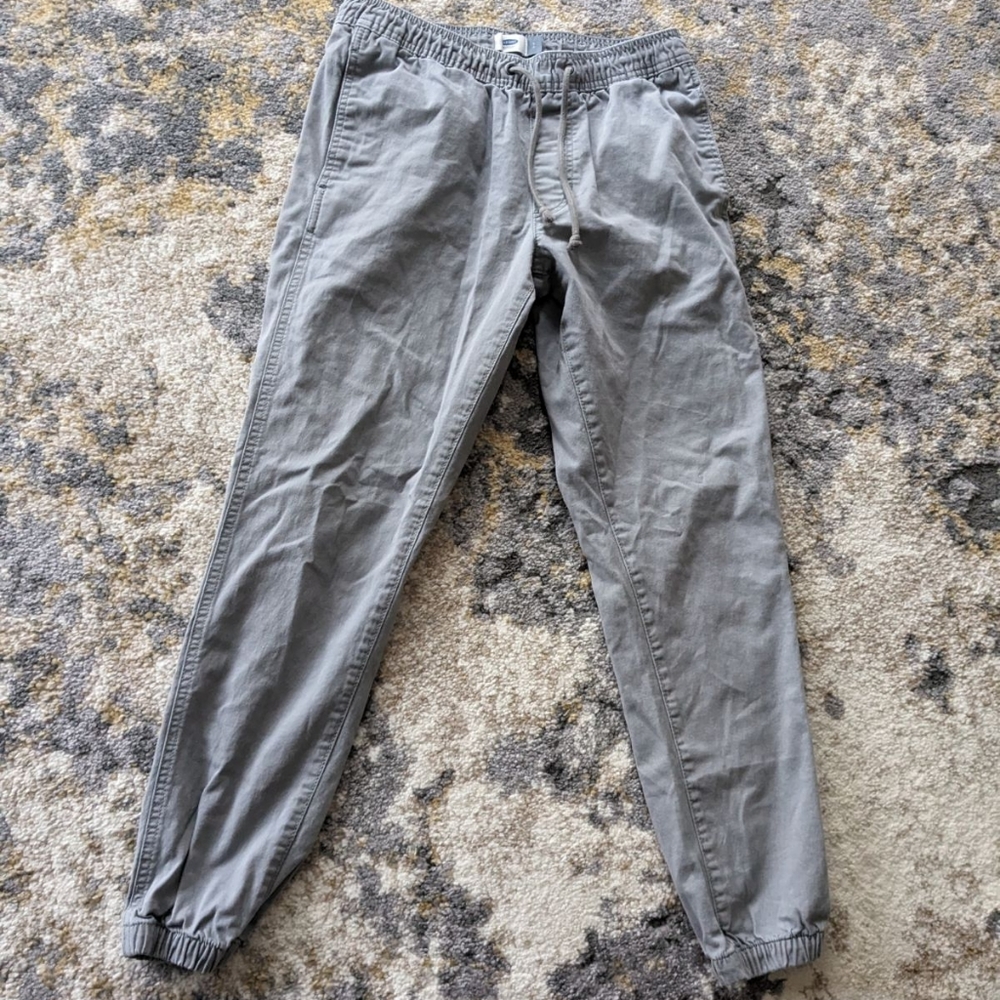 Gray cargo sweatpants